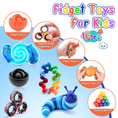 Cevioce fidget gyro toy with spinning action for calming play