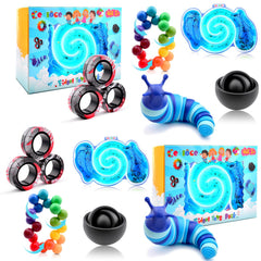 Cevioce fidget gyro toy aids focus and stress relief through tactile spinning.