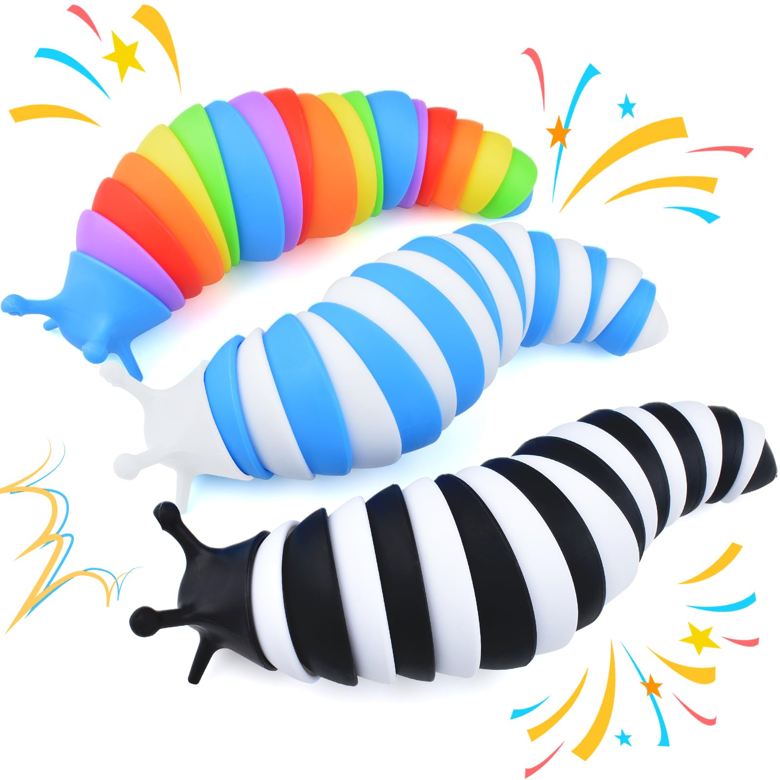 Cevioce fidget slug front view for tactile stress relief