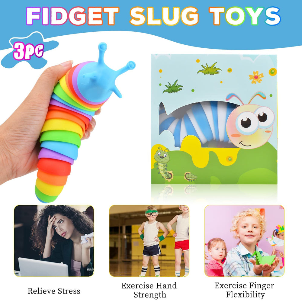 Cevioce fidget slug pack 3pcs demonstrates versatile gift set