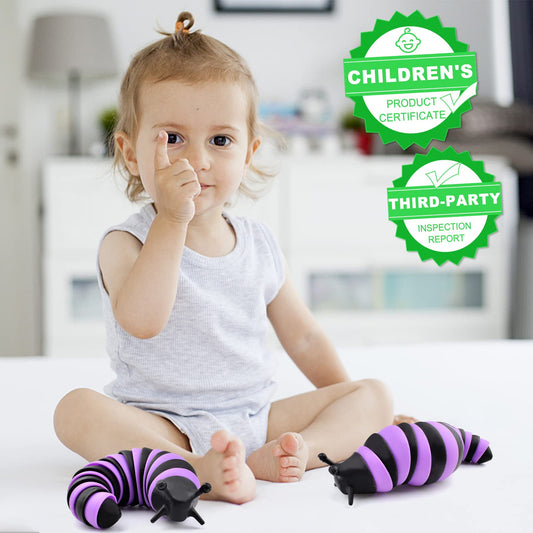 Cevioce fidget slug toy sound crisp, enhancing sensory engagement during play.