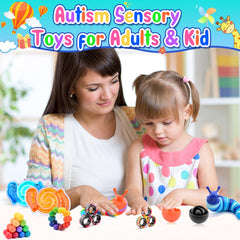 Cevioce magnetic rings fidget toy set for discreet anxiety relief