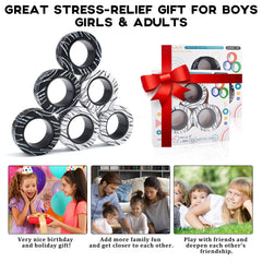 Cevioce magnetic rings gift pack makes a novelty present for all ages