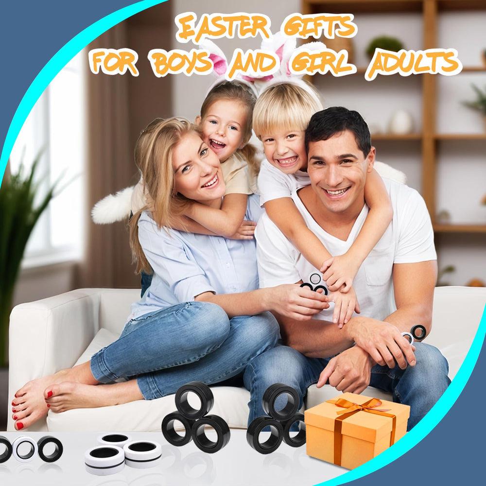 Cevioce magnetic rings in group play setting showing versatile stress-relief prop