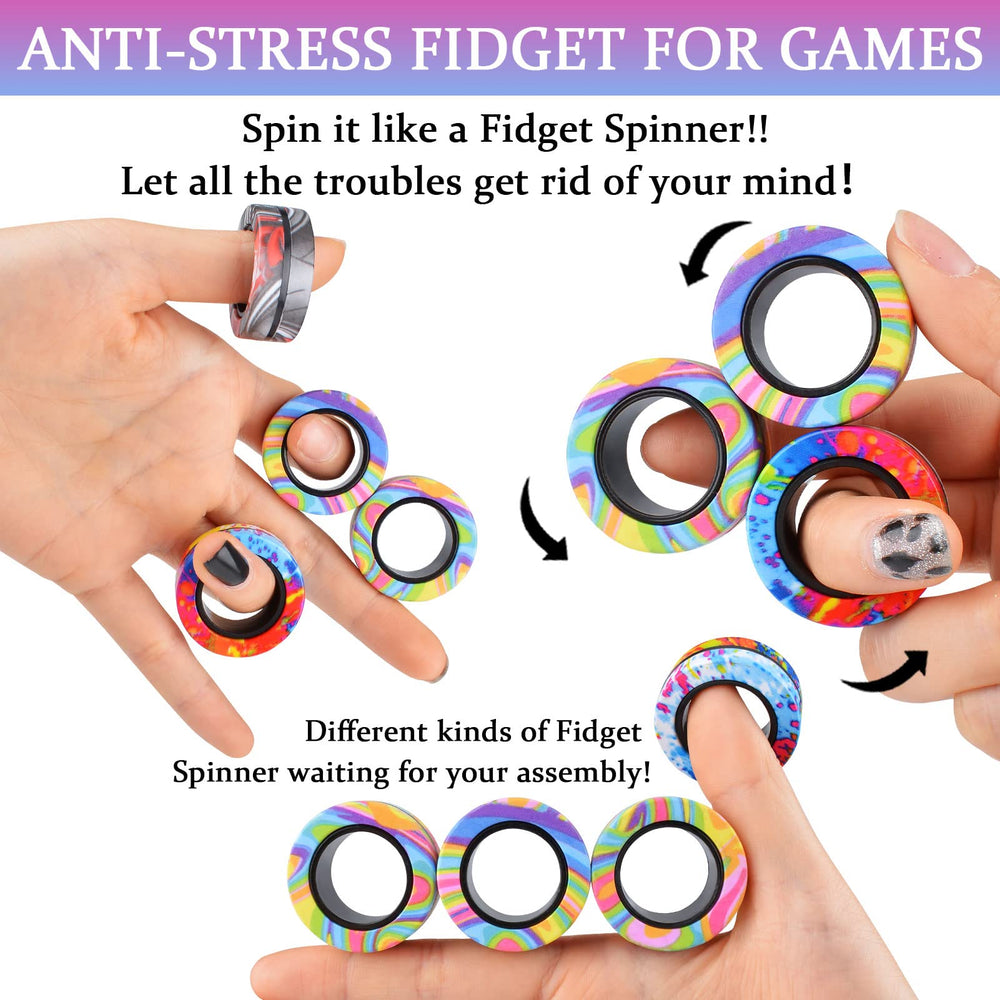 Pocket-sized Cevioce magnetic rings, travel-friendly for on-the-go moments.