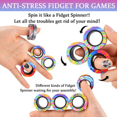 Pocket-sized Cevioce magnetic rings, travel-friendly for on-the-go moments.