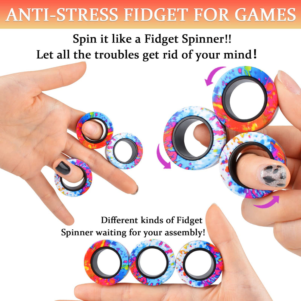 Cevioce portable fidget rings fit in pockets for on-the-go focus.