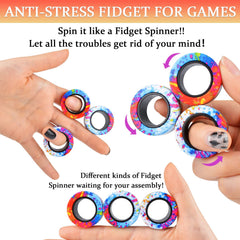 Cevioce portable fidget rings fit in pockets for on-the-go focus.