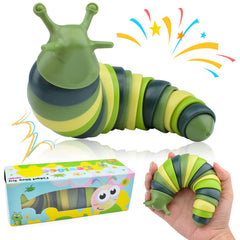 Cevioce Sensory Slug front view showing portable stress relief toy