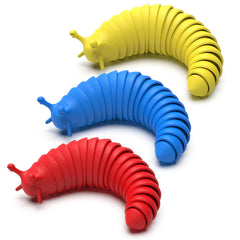 Cevioce sensory slug toy close-up highlighting crisp sound for stress relief.