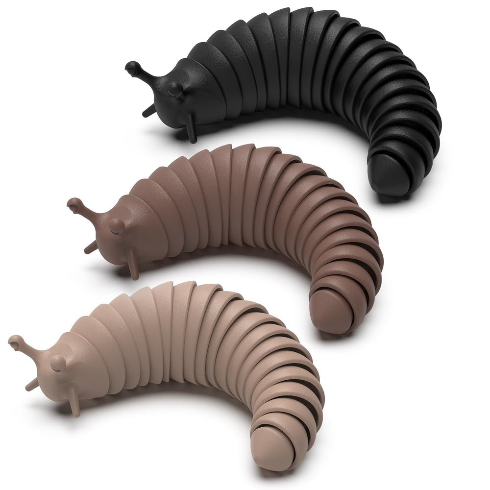 Cevioce Sensory Slug Toy close-up texture shows flexible body for tactile relief.