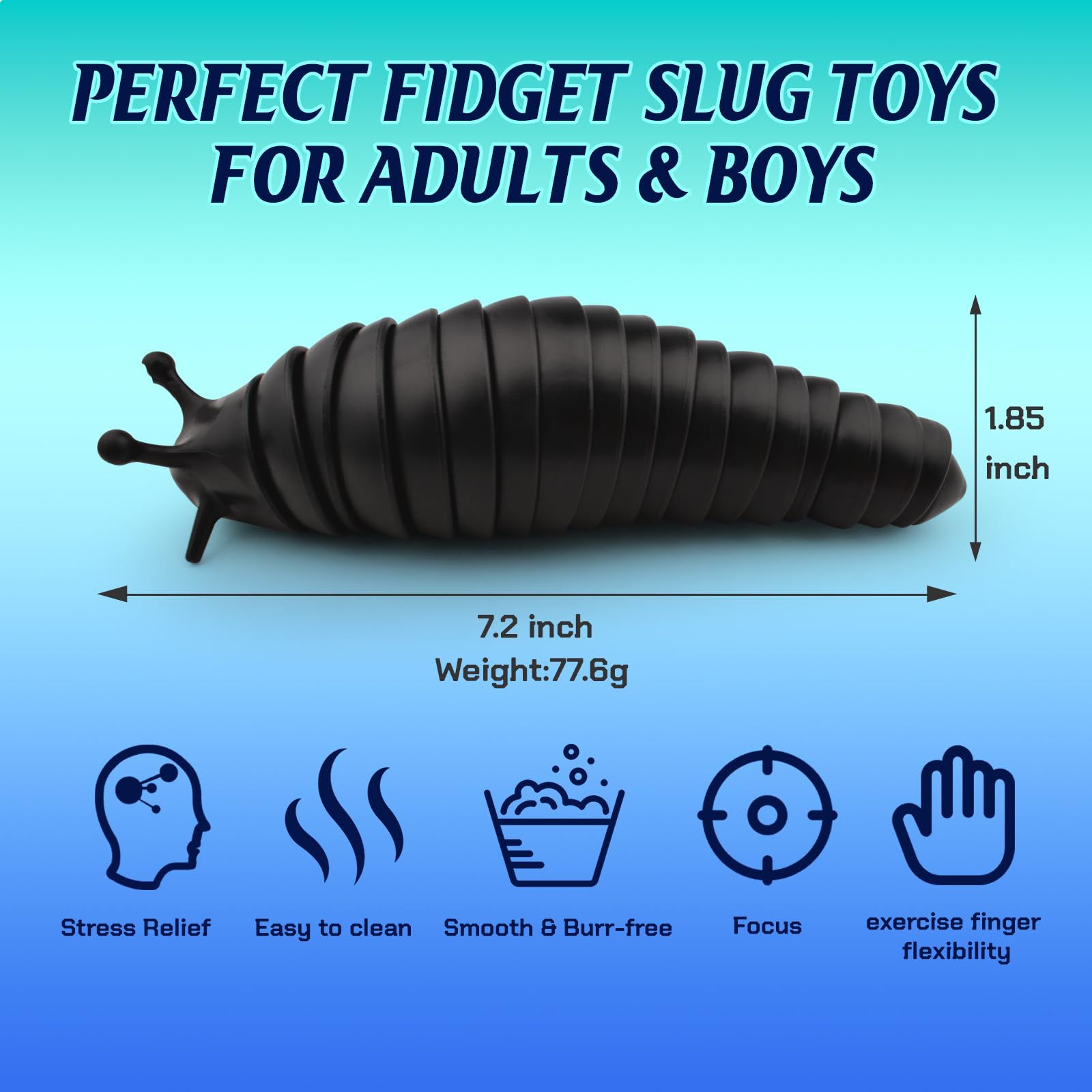Cevioce Sensory Slug Toy gift-ready packaging for holidays and gifts.