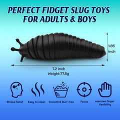Cevioce Sensory Slug Toy gift-ready packaging for holidays and gifts.