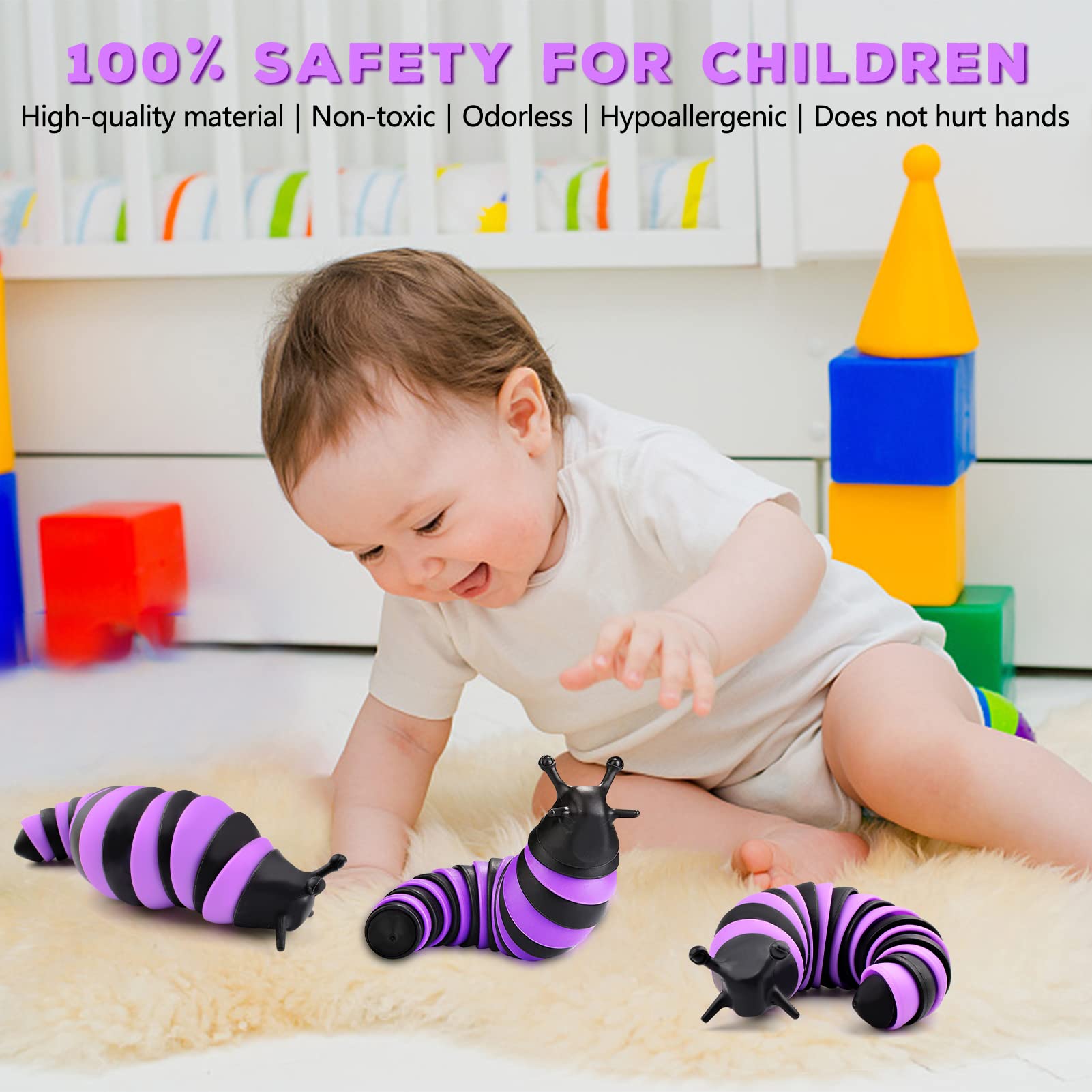 Cevioce slug toy makes a gift-ready option for birthdays or holidays.