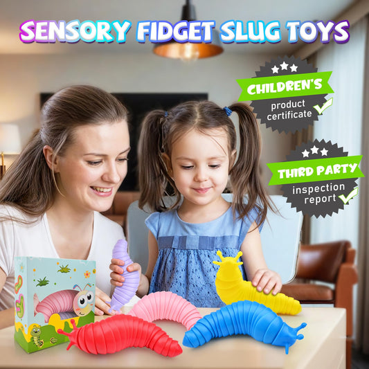 Cevioce slug toy in hand demonstrates hand exercise benefits.