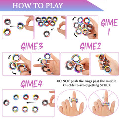 Cevioce magnetic rings, perfect Valentine gift for adults seeking mindful play.