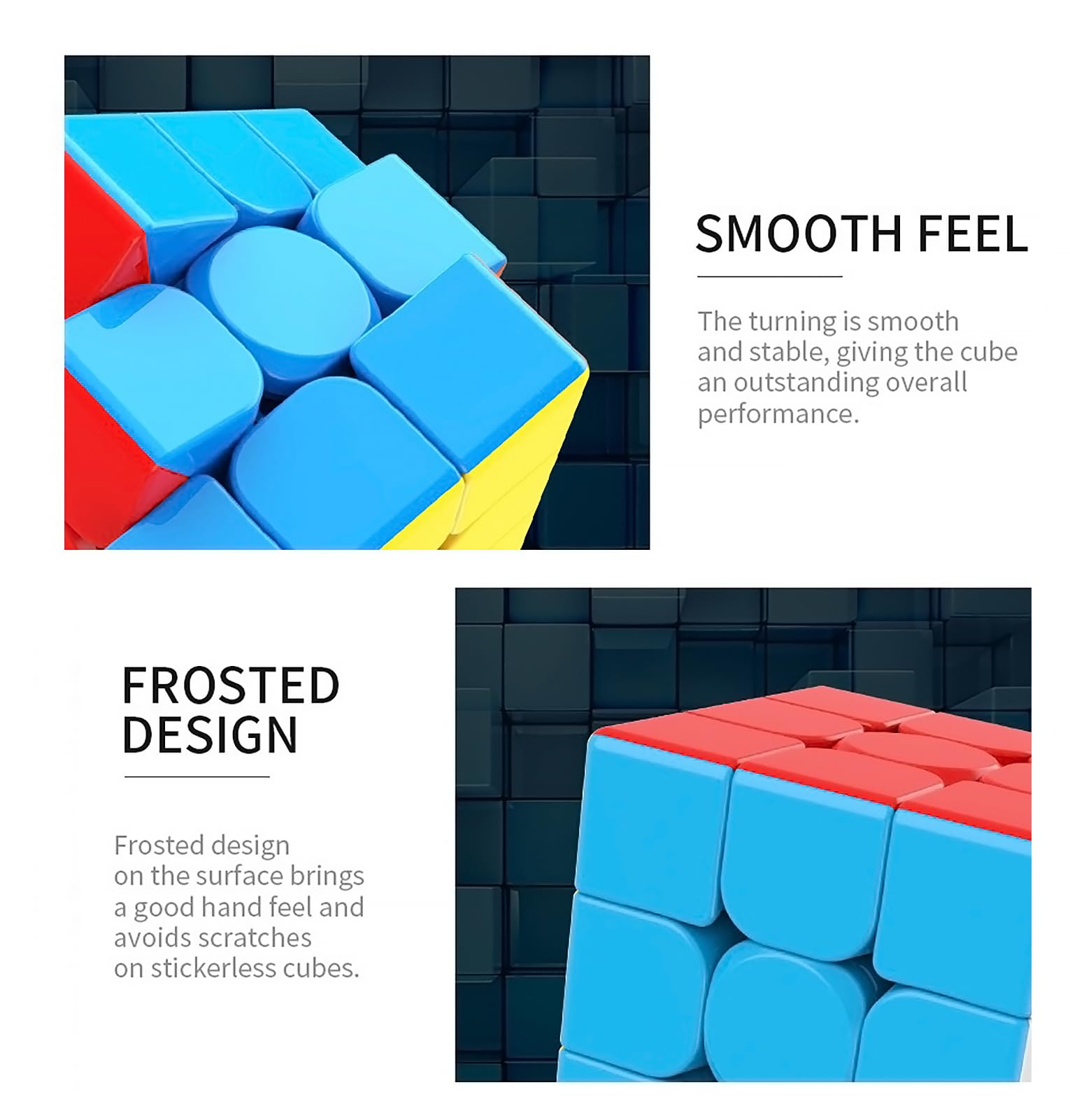 CFMOUR 3x3x3 fast-turning cube for smooth practice and quick resets