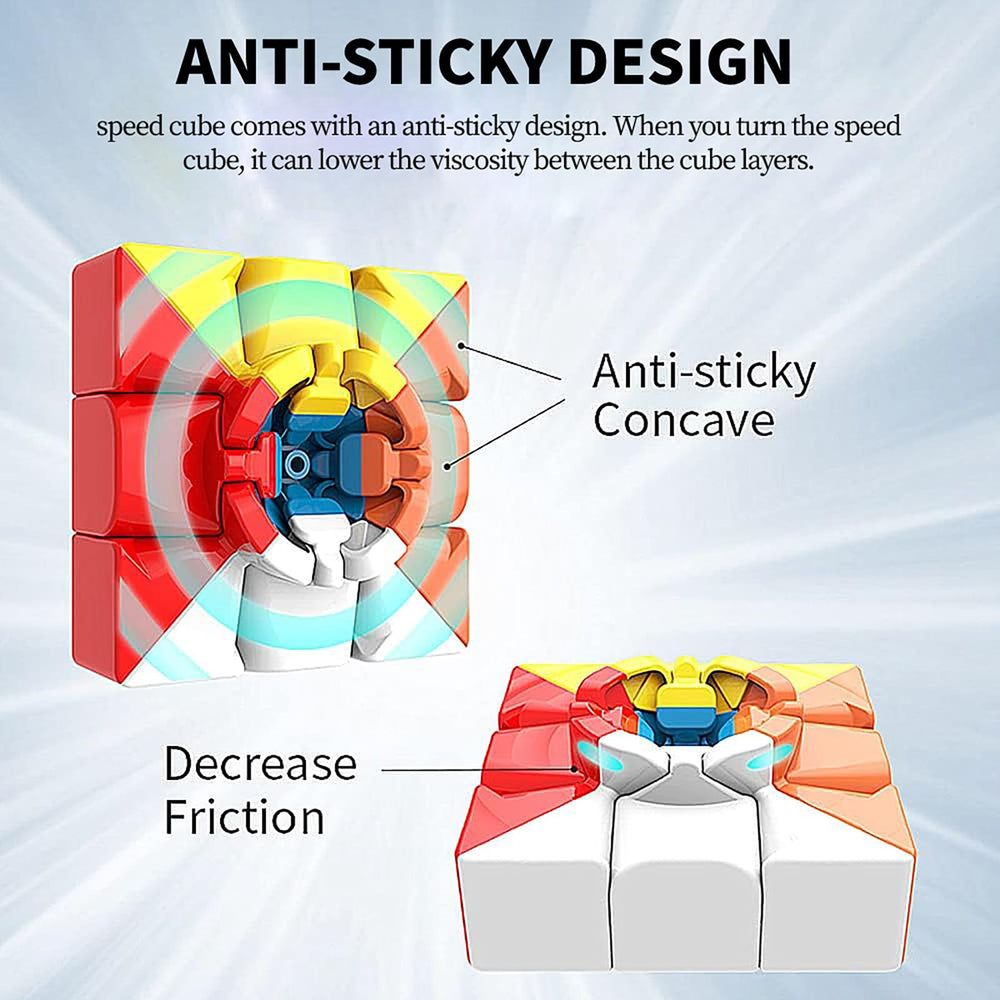 CFMOUR 3x3x3 speed cube with contoured edges for precise control during solves