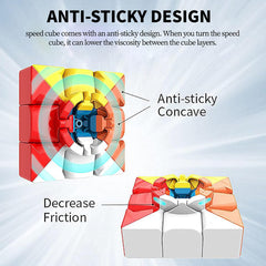 CFMOUR 3x3x3 speed cube with contoured edges for precise control during solves