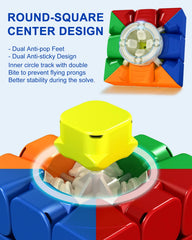 CFMOUR dual-anti-pop anti-twist system supports stable high-speed solves.