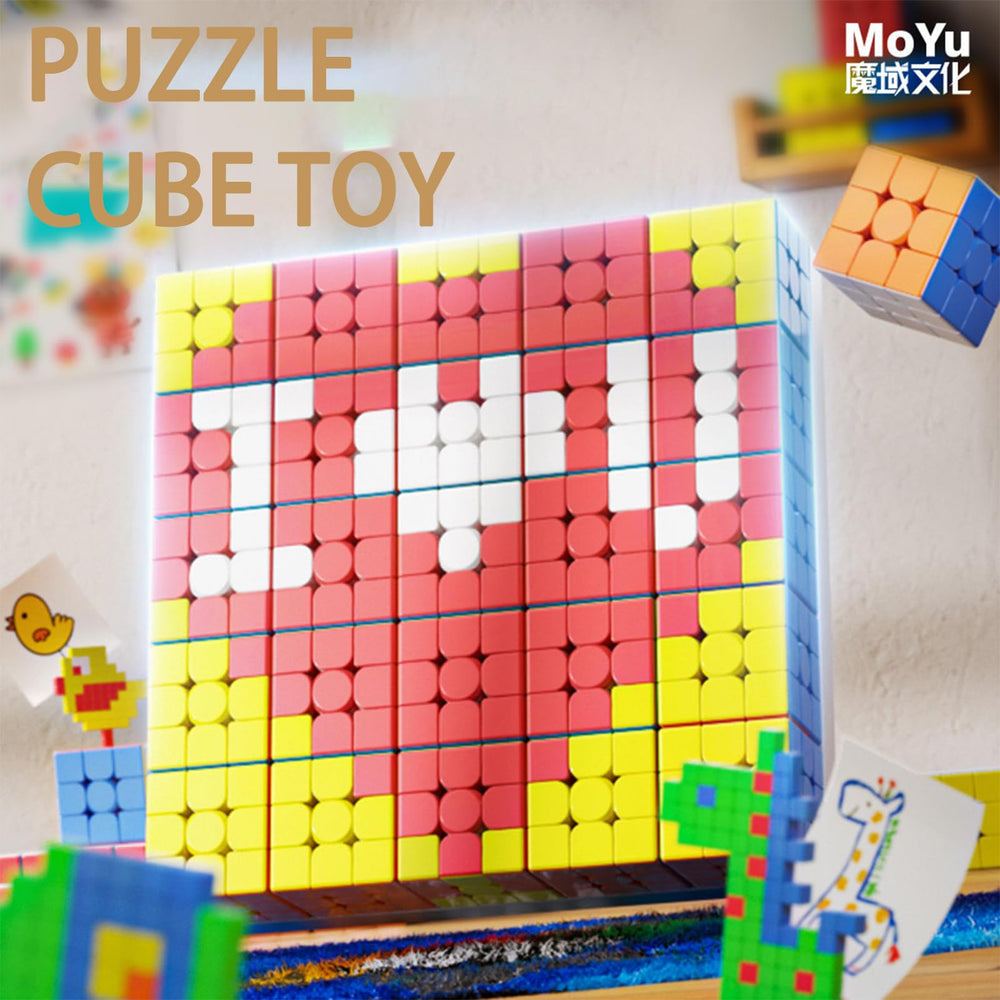 CFMOUR six-pack educational puzzle cubes for kids and adults to challenge the mind
