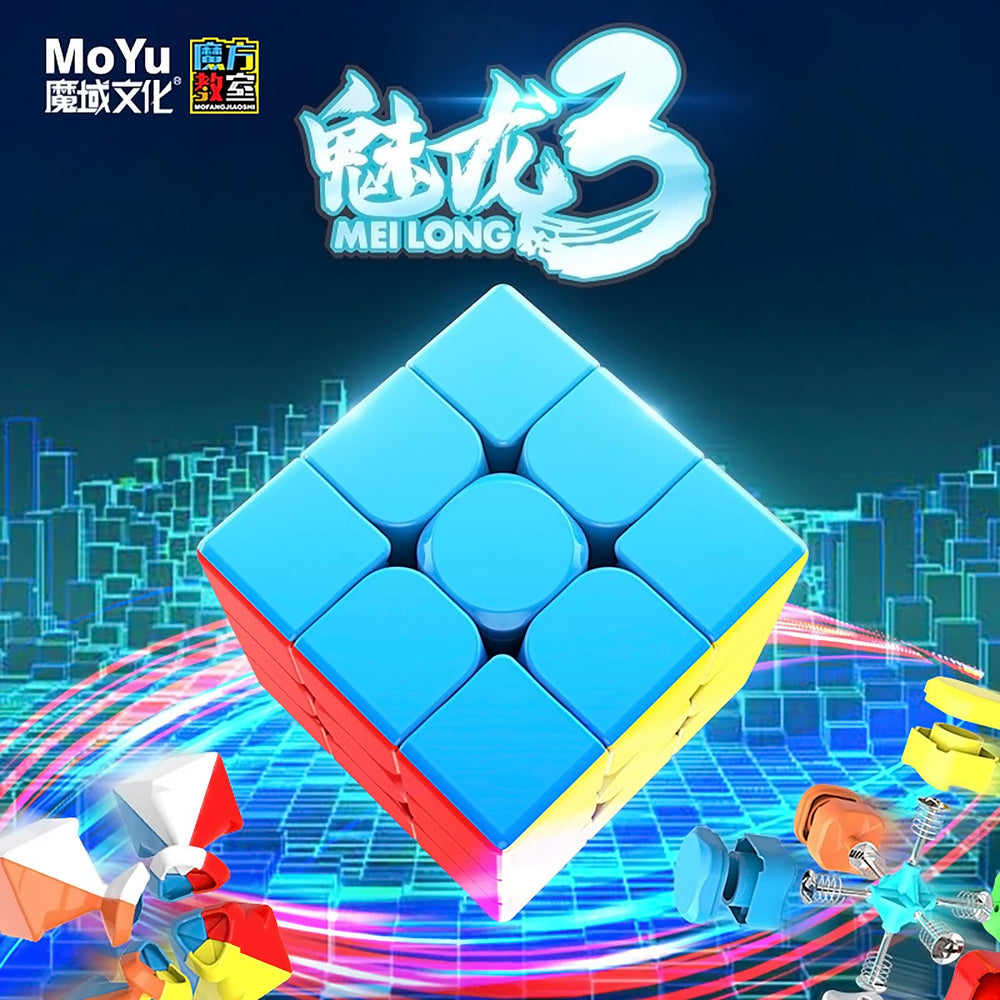 CFMOUR Speed Cube 3x3x3 durable ABS construction withstands regular use.
