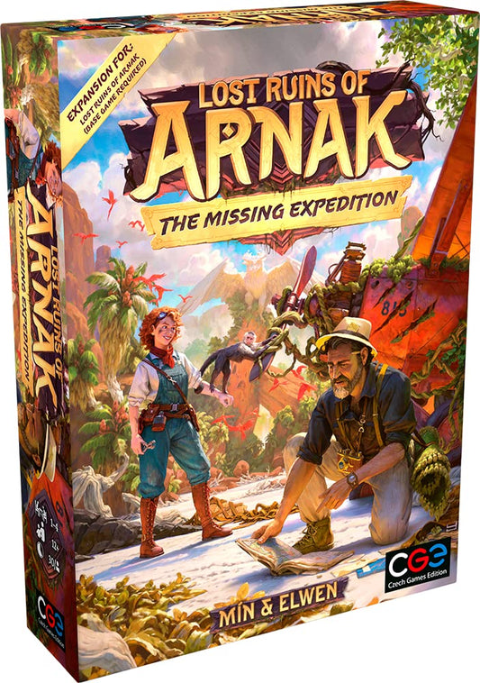 CGE Lost Ruins of Arnak Missing Expedition new assistants boost strategic options for solo play.