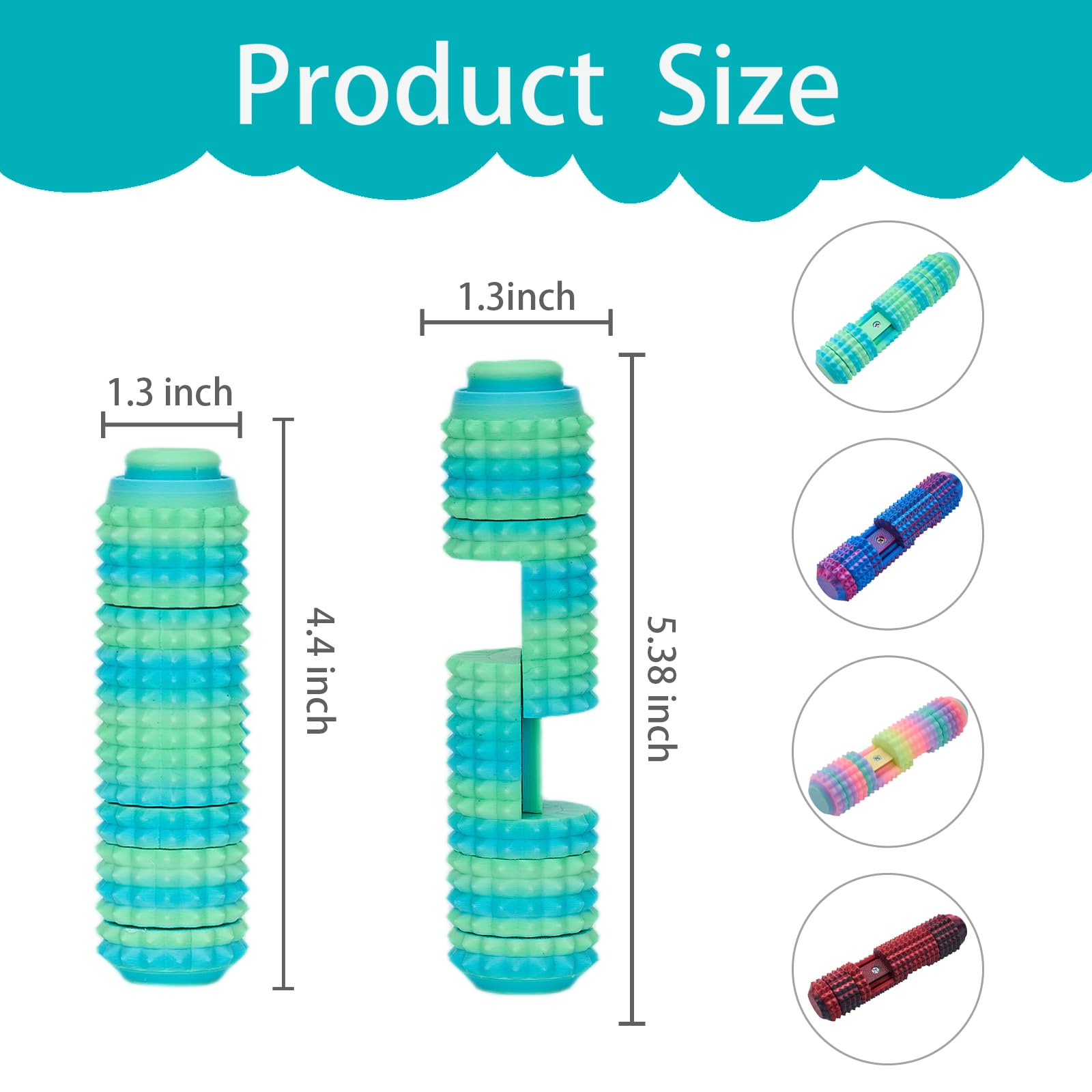 CGXRDK Little Ouchies button-click and ratchet provide tactile feedback.