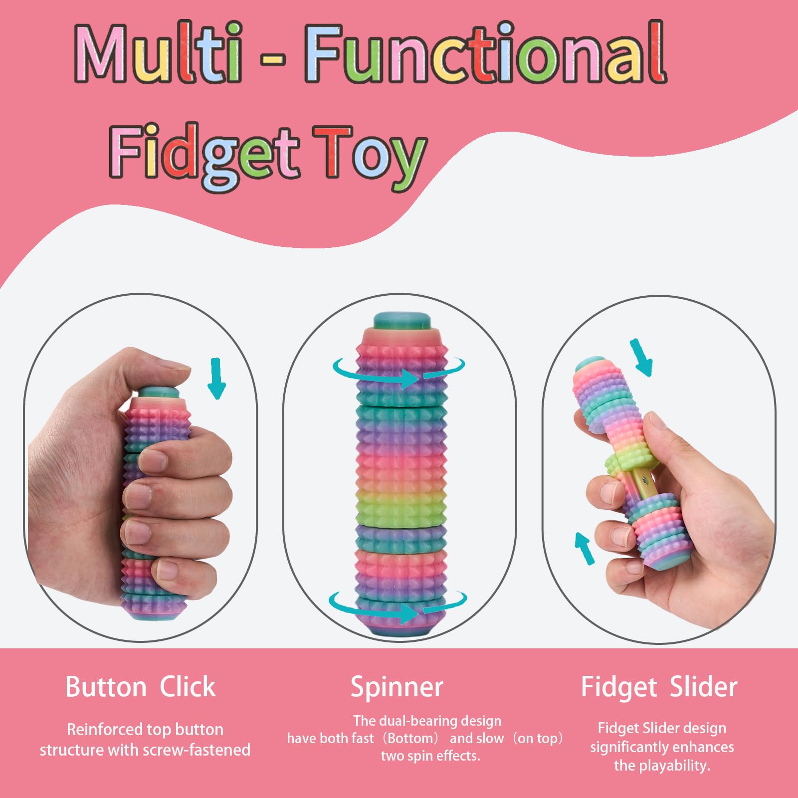 CGXRDK Little Ouchies ergonomic palm-fit design enhances comfort during long sessions.