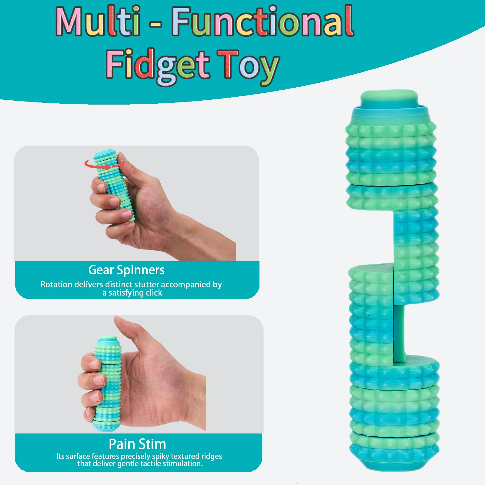 CGXRDK Little Ouchies spiky texture stimulates fingertips for mindful engagement.
