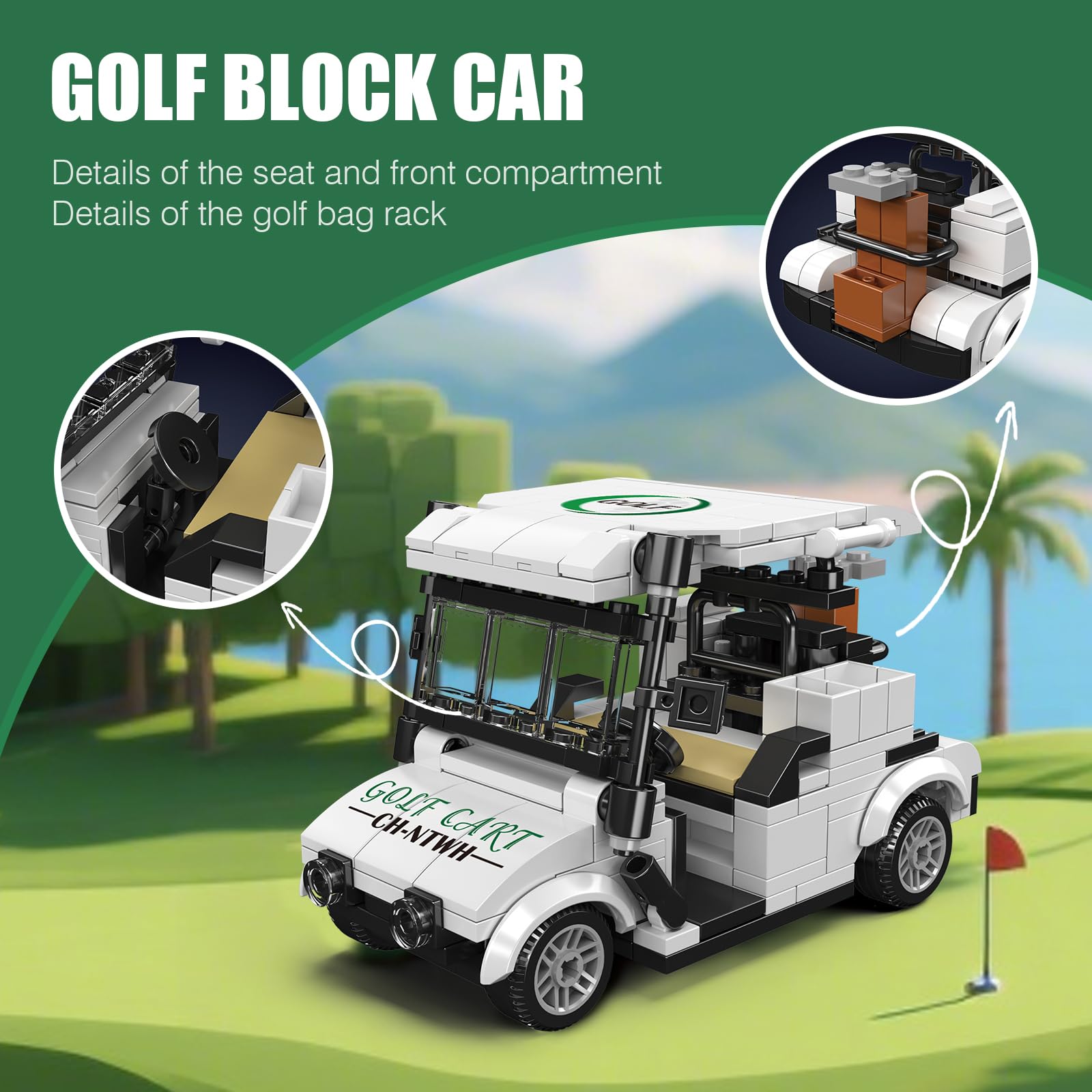 CH NTWH gag golf gift set as a playful prize for events