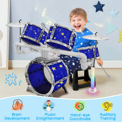 CHADRIGIVS 360-degree adjustable drum heads enable comfortable play for small hands