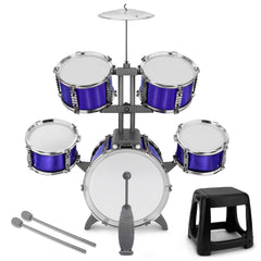 CHADRIGIVS kid playing drum set for imaginative rhythm practice