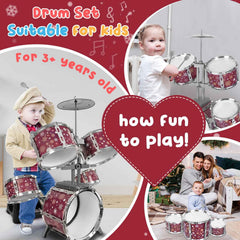 CHADRIGIVS red center drum 1 with clear tones for budding percussion