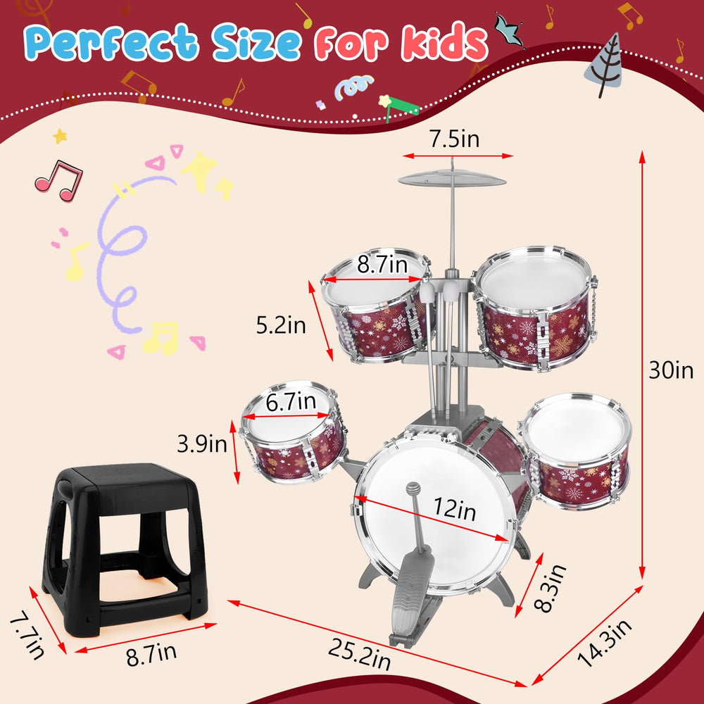 CHADRIGIVS red drumsticks encouraging confident coordination