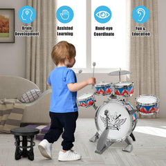 CHADRIGIVS toddler drum set cymbal adding bright, expressive sounds