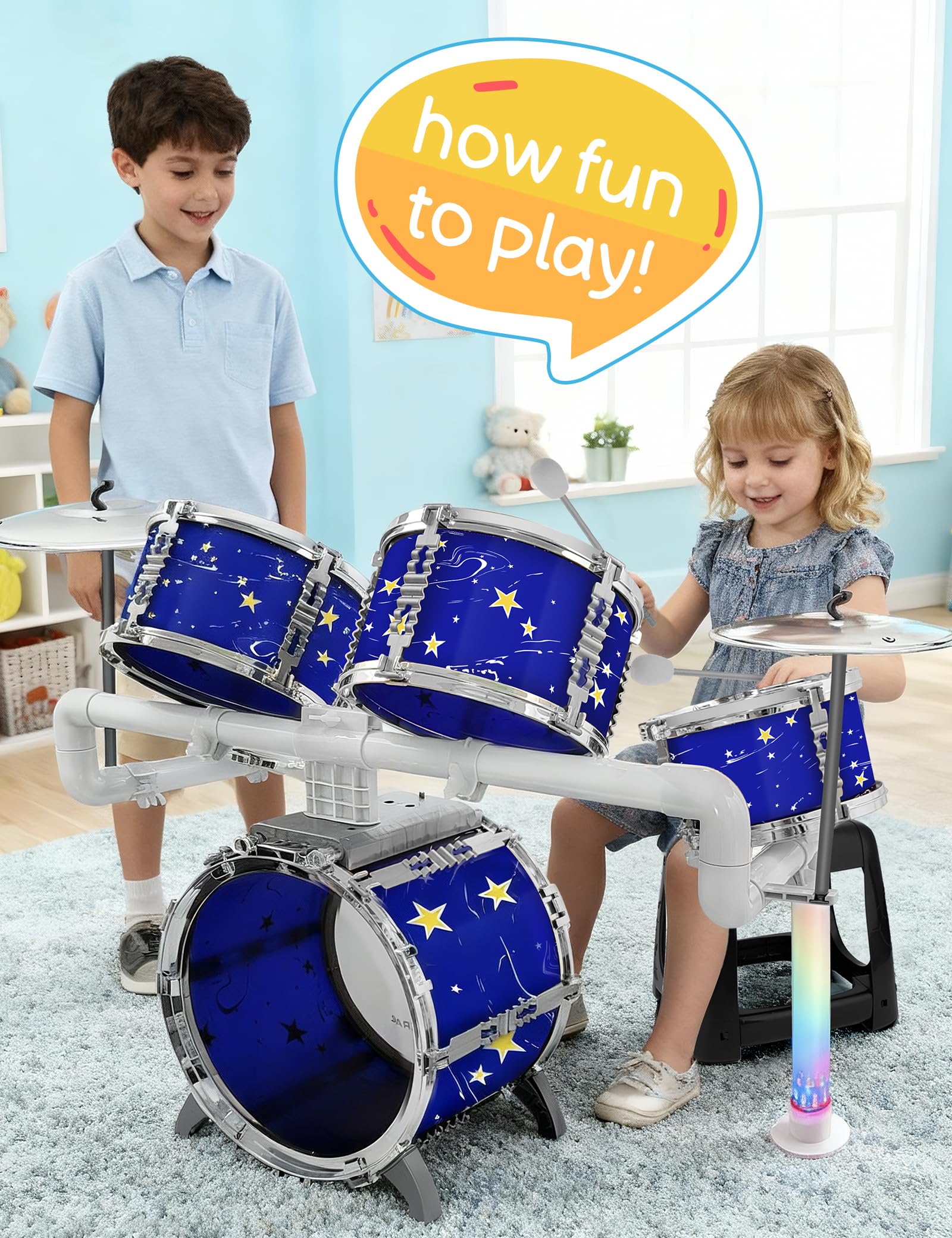 CHADRIGIVS two small drums support quick-hit patterns and musical exploration