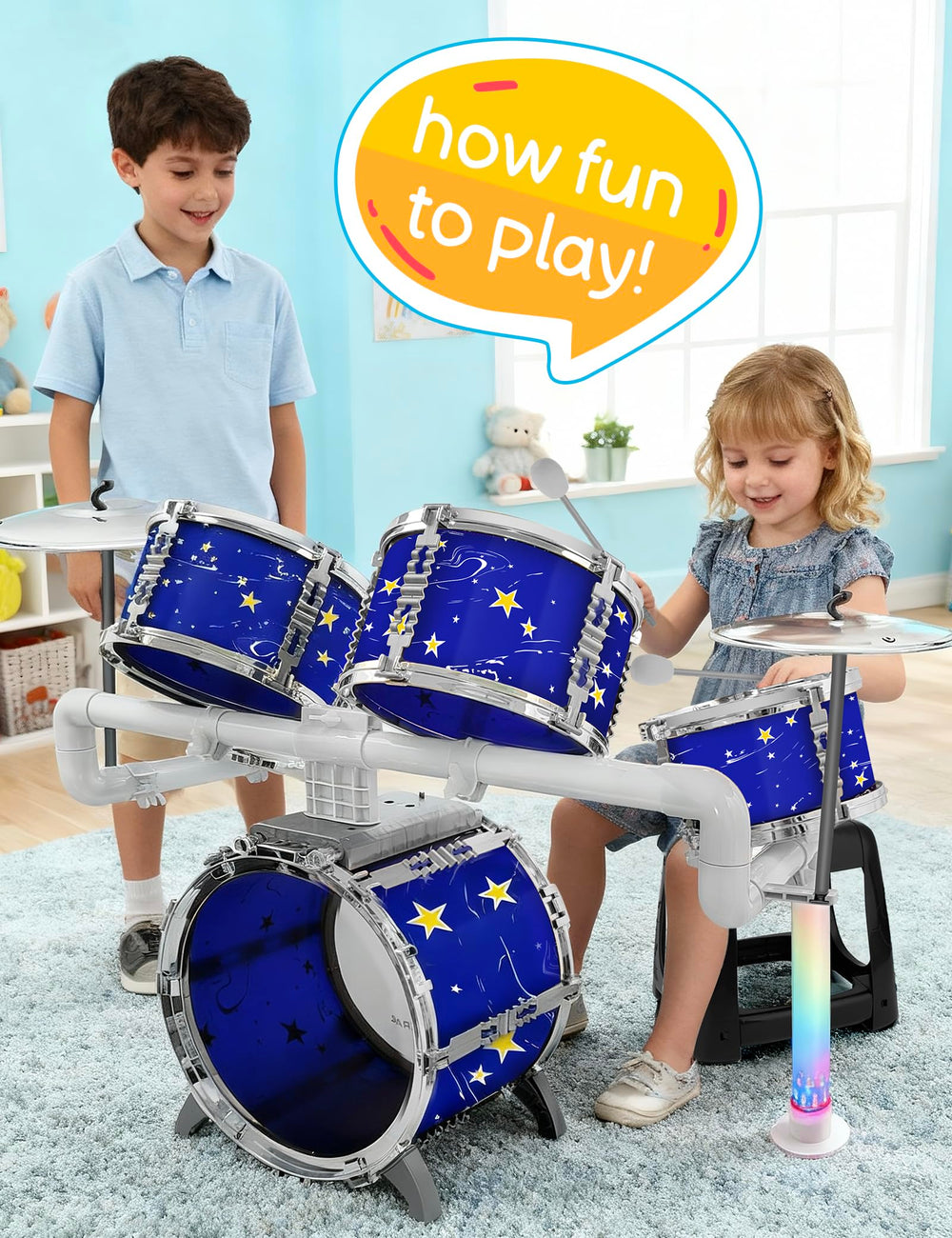 CHADRIGIVS two small drums support quick-hit patterns and musical exploration