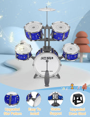 CHADRIGIVS drum set center drums double-layer reinforcement close-up, extra durability for kids.