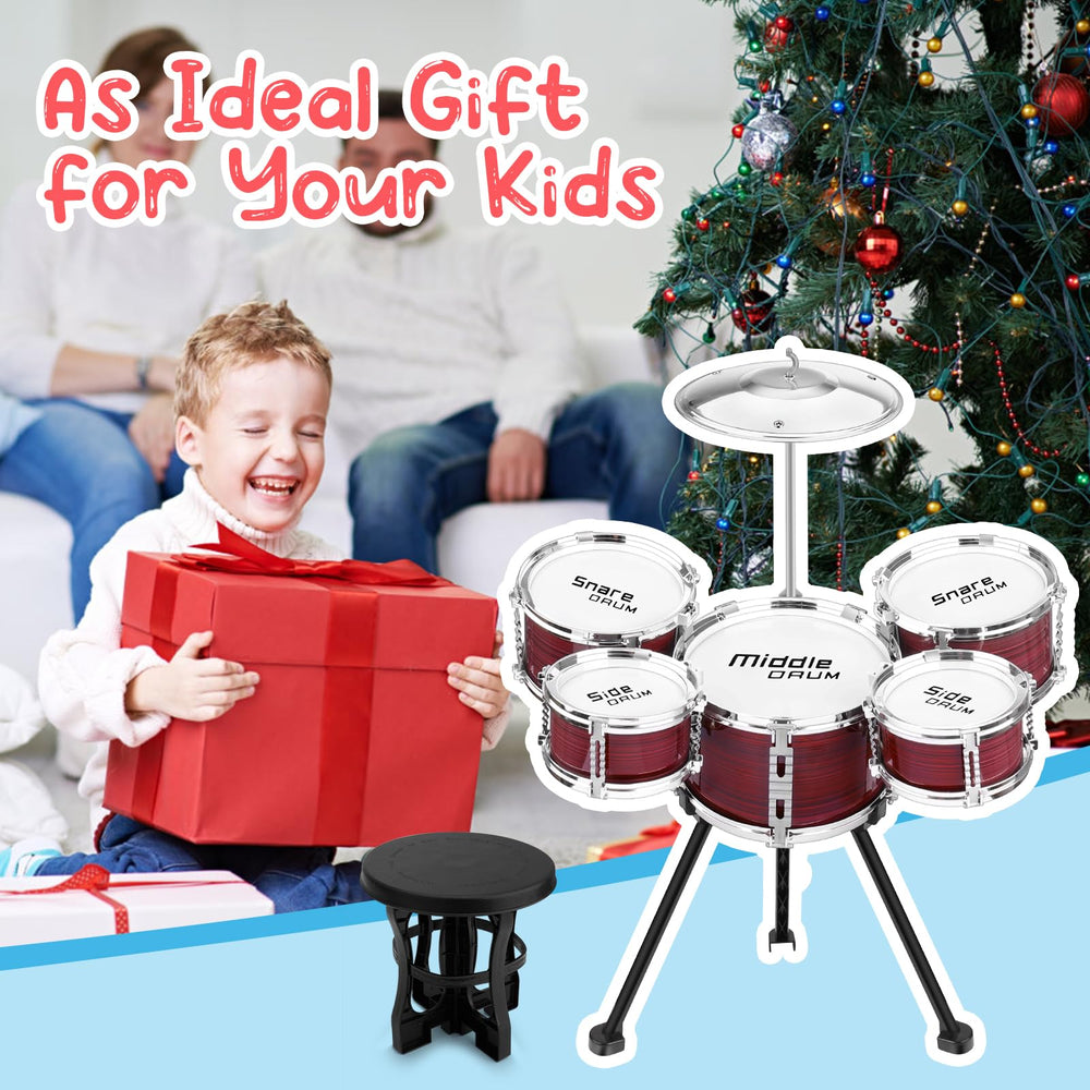 CHADRIGIVS drum sticks included for instant rhythm practice with kids.