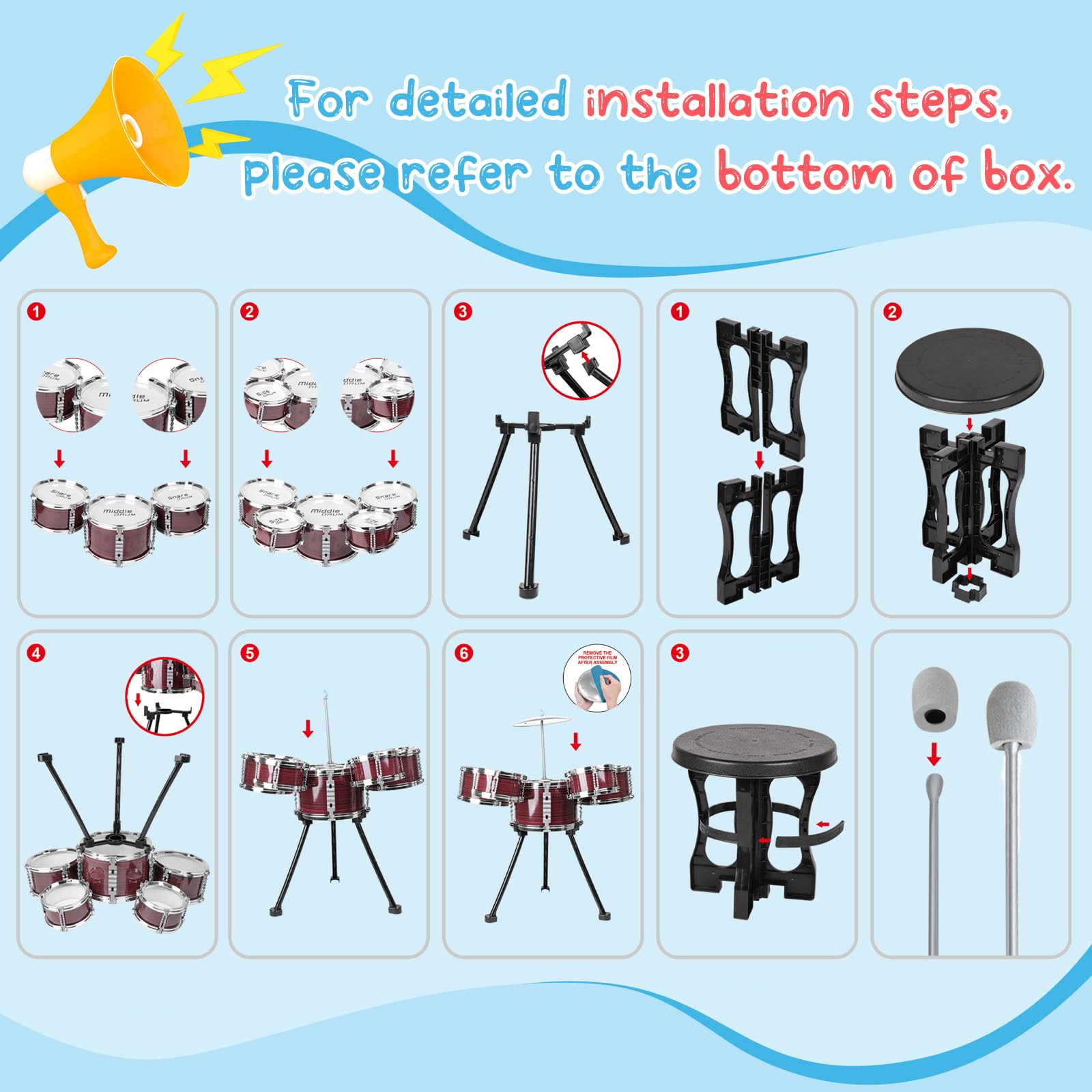 CHADRIGIVS quick-assembly design lets kids start in minutes.