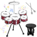 CHADRIGIVS upgraded kids drum set legs offer stable play for energetic toddlers.