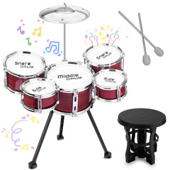 CHADRIGIVS upgraded kids drum set legs offer stable play for energetic toddlers.