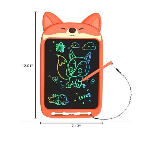 CHAFEGY Fox Doodle Tablet compact travel case supports on-the-go creativity.