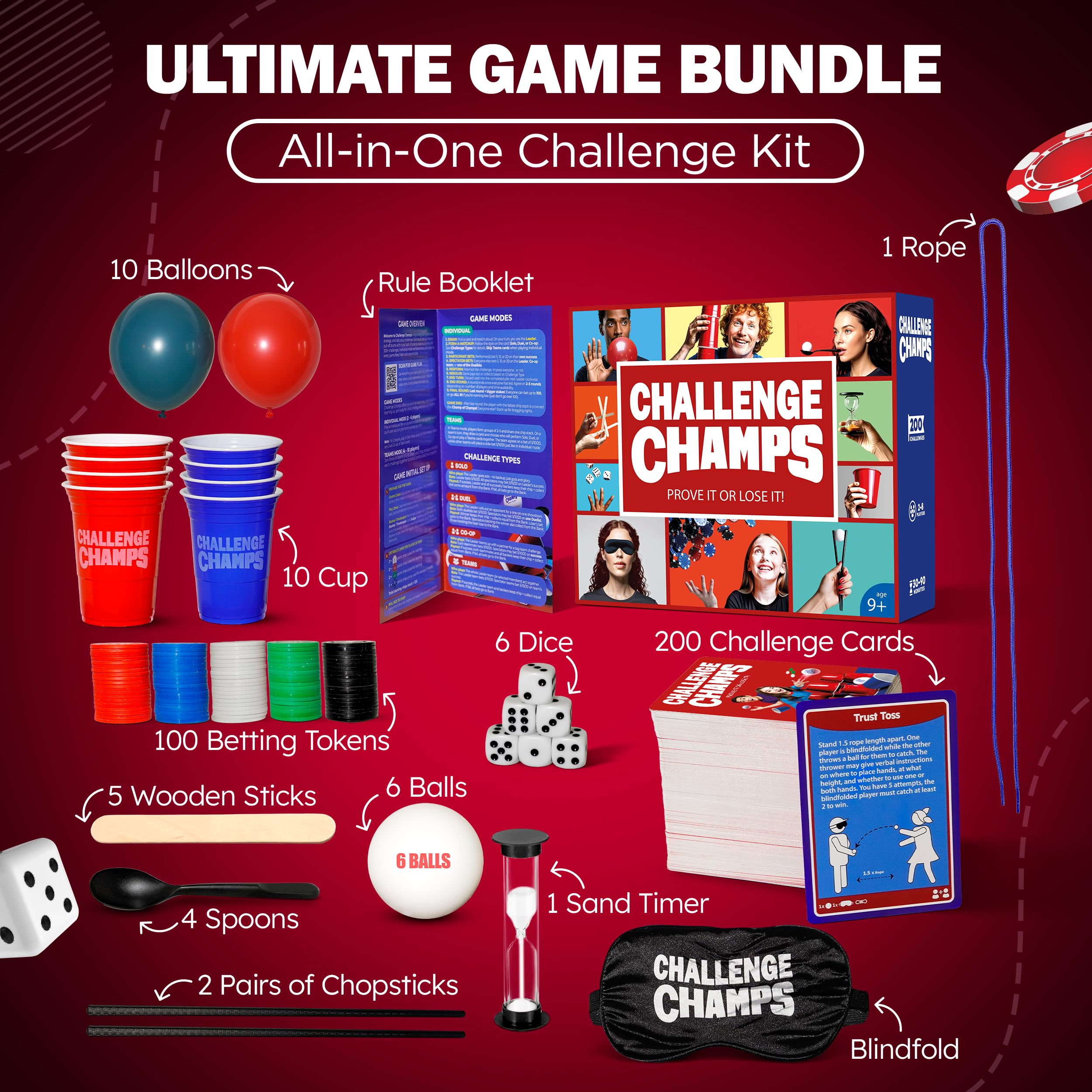 Challenge Champs brings together kids and adults for a fun family night.