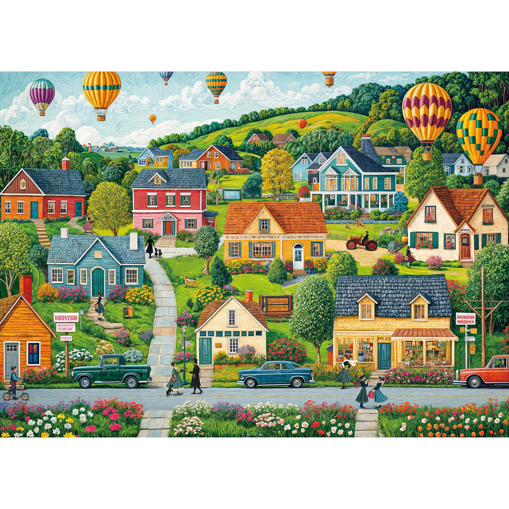 Chalzidar 1000-piece puzzle in a dreamy forest scene for immersive focus and relaxation.