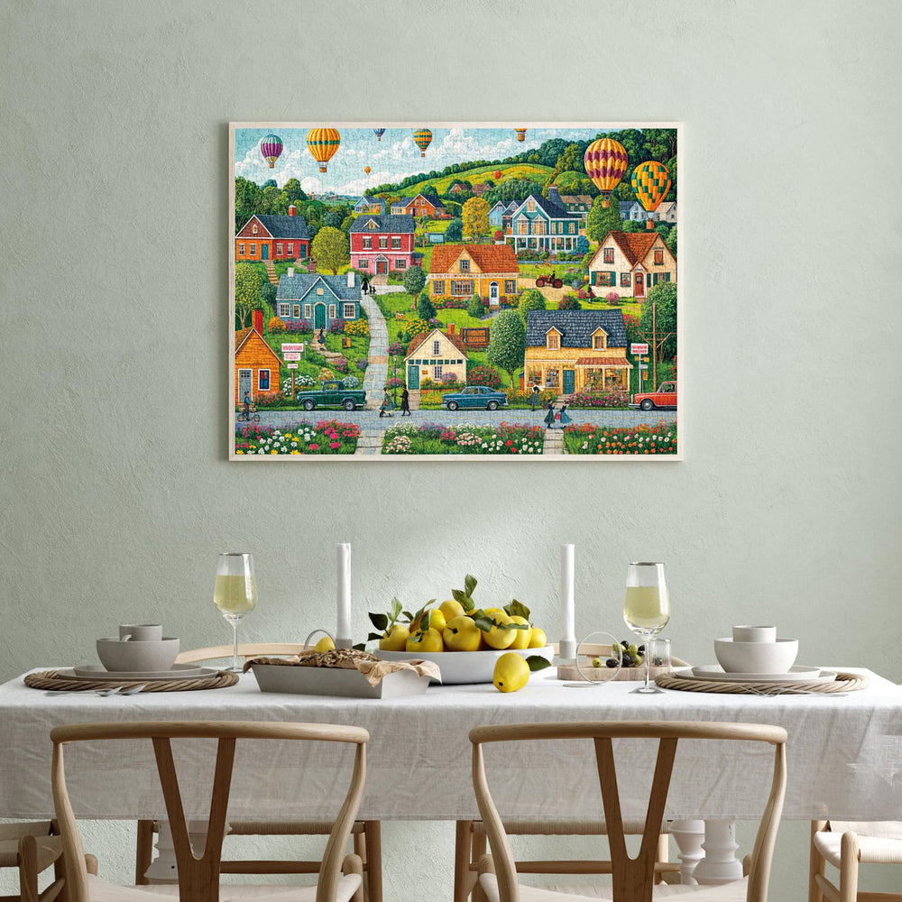 Chalzidar finished display offers cozy decor and conversation starter.