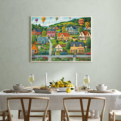 Chalzidar finished display offers cozy decor and conversation starter.
