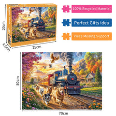Chalzidar puzzle back-letter guide helps sort pieces for faster assembly