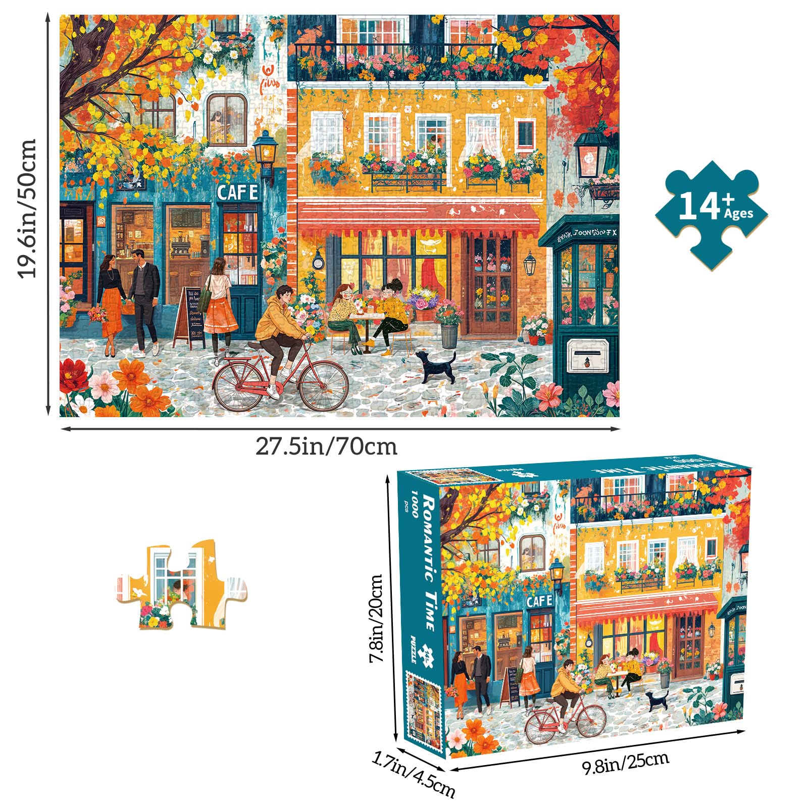 Chalzidar interlocking pieces ensure a snug fit for adult puzzling.
